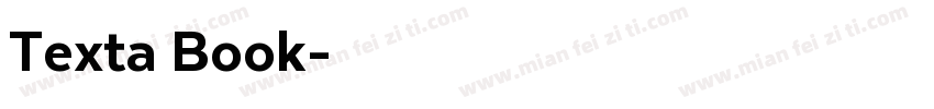 Texta Book字体转换